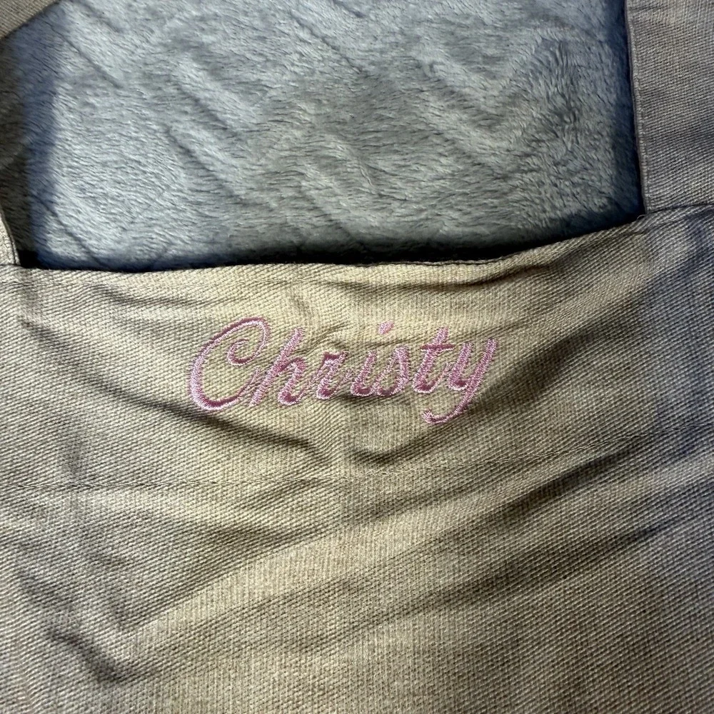 Williams Sonoma La Vie En Rose Apron Embroidered 